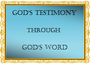 God's Testimony Frame Shade